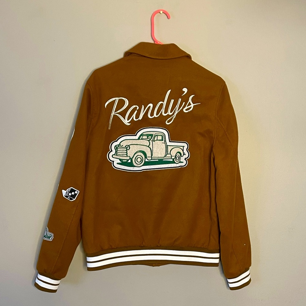 ASOS Design Wool Varsity Jacket - Medium - Picture 3 of 3